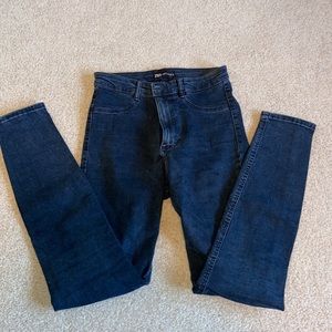 Zara dark wash skinny jeans